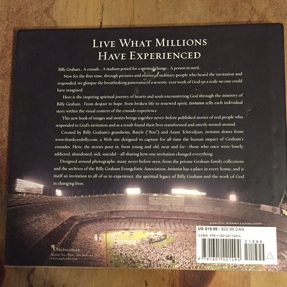 Billy Graham Hardback Book - Picture 2 of 6